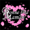 Coeur en p�tales "Bonne f�te maman"