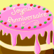 G�teau "Joyeux anniversaire"