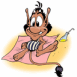 Hugo: Il fait bronzette!
